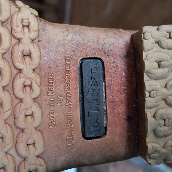 LL Bean-Sherpa- Lined Insulated Front Zip Vintage Bean Boots Made in Maine - Picture 4 of 8